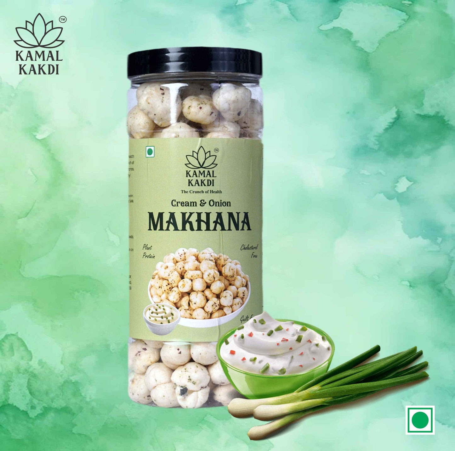 Cream and Onion Flavoured Makhana