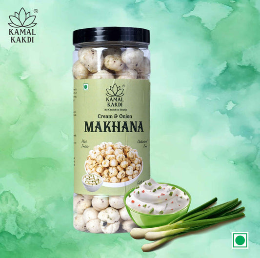 Cream and Onion Flavoured Makhana